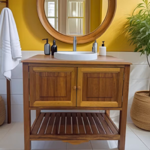 Solid Wood Bathroom Vanity Cabinet