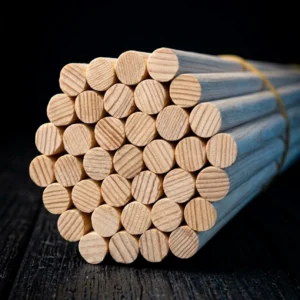 Wooden Arrow Shafts 11/32" - Pine, 25 Pieces