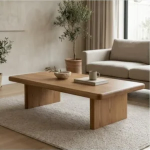 Japandi Style Low Coffee Table